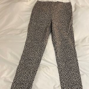 Cropped High Rise Stretch Animal Spot Work Pants